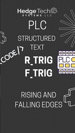 Catch Rising & Falling Edges in PLC Structured Text | Quick ST Tutorial #controlengineering #codesys