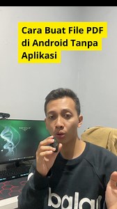 146K views · 2.3K reactions | cara buat file pdf di android tanpa aplikasi #tutorialandroid #tutorialpdf | Tips Cerdas | Facebook