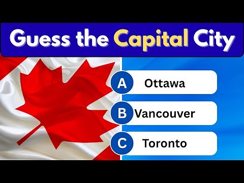 Guess the Capital City! | World Capitals Quiz Challenge.