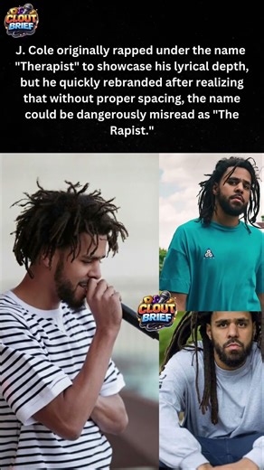 From "Therapist" to GOAT: The Name Change That Saved J. Cole ✍️#shorts #celebritynews