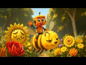 Life of a Bee 🐝 | Rusty Shrinks and Learns About Bees! | Kids Adventure Song