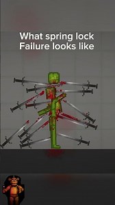 What spring lock failure looks like 😱😭