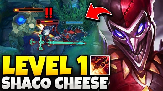 The Most SIMPLE Level 1 Shaco cheese strategy (SECRET SHACO TRICKS)