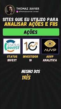 HOW TO ANALYZE STOCKS, FIIS, INVESTMENTS ABROAD AND CRYPTO?