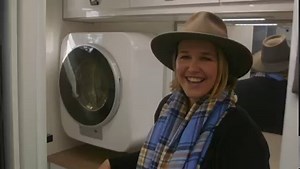 NCE 3.0kg Wall Mounted Washing Machine. Stylish front load 240V washing machine with 3.0kg washing capacity and direct-drive motor. Featuring 6 programmable wash settings, hot wash, normal wash, baby care, quick wash, spin cycle & tub clean. Low noise motor (no belts), no need for detergent container (pour the detergent directly into the tub), transparent door, and child safety mechanism. More information: https://www.nce.com.au/product-page/nce-3-0kg-wall-mounted-washing-machine | NCE RV Specia
