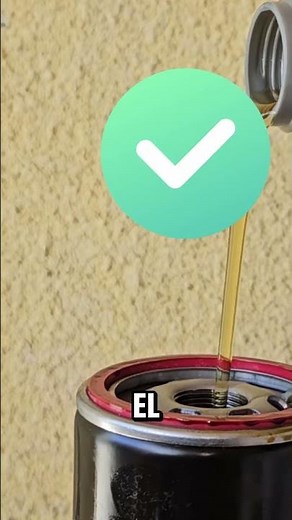 This is what you should do when changing the oil filter #cars #mechanics #engines