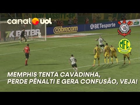 MEMPHIS DÁ CAVADINHA, PERDE PÊNALTI E CORINTHIANS TOMA VIRADA DO MIRASSOL
