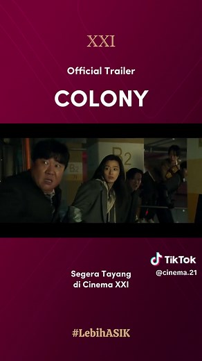 COLONY, film zombie baru dari sutradara TRAIN TO BUSAN, Yeon Sang-ho. Menceritakan seorang profesor, Se-jeong, terjebak di konferensi bioteknologi yang berubah jadi bencana saat virus mematikan lepas dan menyebar cepat. Segera tayang #diXXI! #NontonASIKdiXXI #Colony