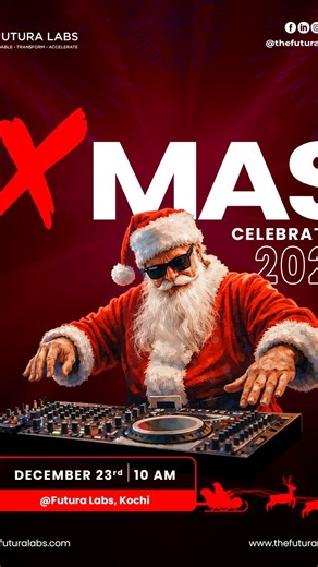 The Futura Labs on Instagram: "Christmas Celebration at Futura Labs, Kochi. Smiles, celebrations, and Christmas cheer. Here’s how we made this season extra special together. #christmas #kochi"