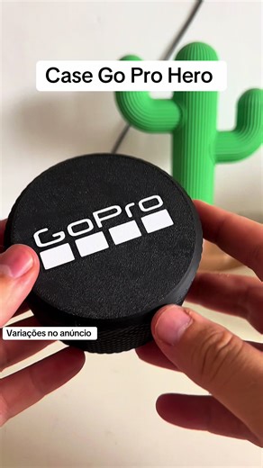 Estojo de Viagem compatível com GoPro Hero 5, 6, 7, 8, 9, 10, 11, 12 e 13 feito em impressora 3d com encaixe perfeito Comporta 1 Câmera 2 baterias e 4 Cartões SD Produto feito com tecnologia de impressão 3D, utilizando material PLA Premium, produto super leve de ótima resistência, totalmente biodegradável, livre de qualquer tipo de compostos petrolíferos. ITENS INCLUSOS • 1x Estojo p/ Go Pro COMPATIBILIDADE • GoPro Hero 5, 6, 7, 8, 9, 10, 11, 12 e 13 INFORMAÇÕES TÉCNICAS / ESPECIFICAÇÕES • Mater
