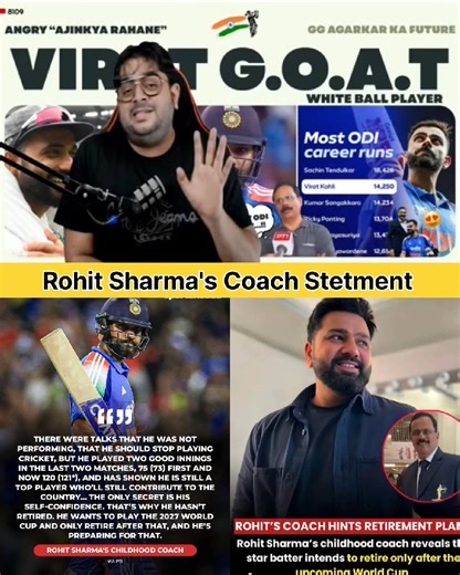 Rohit Sharma's Coach stetment #rohitsharma #stetmenr | Cricket Memas