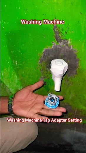 washing machine pipe connector setting with tap #washingmachine #yt #lg #diy #repair #shorts #tips