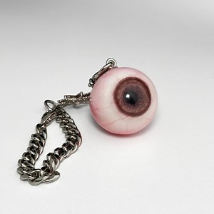 1.2" Hyper-realistic Brown Eyeball Keychain, Creepy Cool Keyring, Gothic Gift for Brown-eyed Loved Ones, Unique Resin Eyeball Pendant - Etsy