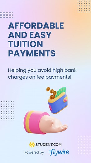 1.2K views | Fees made friendly! 欄 Experience a new era of fee payments: affordable, speedy, and stress-free. It's time to rewrite the rulebook! #university #Fees #studyabroad2023 #flywire | Student.com | Facebook