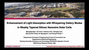 Enhancement of Light Absorption with Whispering Gallery Modes in Weakly Tapered Silicon Nanowire Solar Cells