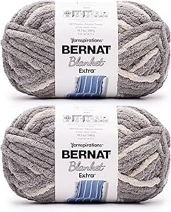 Bernat Blanket Extra Chunky Chenile Acrylic Yarn - (Pack of 2)