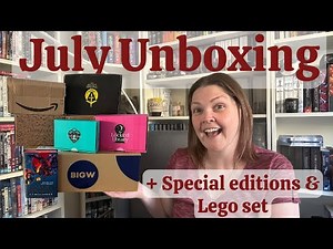 July Subscription Unboxing | extra special editions | new LEGO set!!!