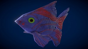 (Blue Fish) Under Water Adventure - 3D model by CitadelLab
