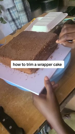 Wrapper Cake Trimming Tutorial with My Students