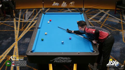 Aloysius Yapp delivered a flawless, silky-smooth break-and-run, showcasing perfect cue-ball control and rhythm. ☺️ #boxbilliards | Box Billiards