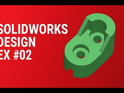 SolidWorks Design Tutorial | CAD Model Example #02 | Mechanical Engineering