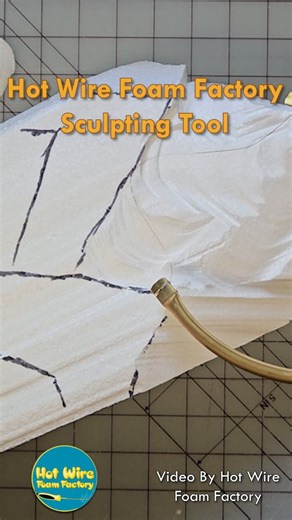 Sculpt, carve, and shape Styrofoam, EPS, XPS, and polystyrene foam with ease! The Sculpting Tool comes with arms that can rotate so you can bend the cutting wire outward for negative cuts and an arm tensioner so you can keep the wire taut. Great for village and diorama terrain and mountains, statues and sculptures, theatre props, holiday decor, and much more. Grab one in our store! (Link in bio) #christmasvillage #diorama #scalemodel #miniatures #foamcutter | Hot Wire Foam Factory