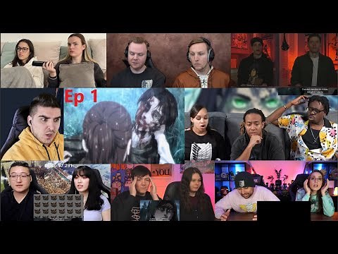 Attack On Titan 4x17 Reaction Mashup | Levi is dead ?😭