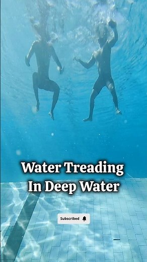 Standing In Deep Water 🏊🏻 Swimming Tips for Beginners #swimming #swim #swimmingtips #deepwater