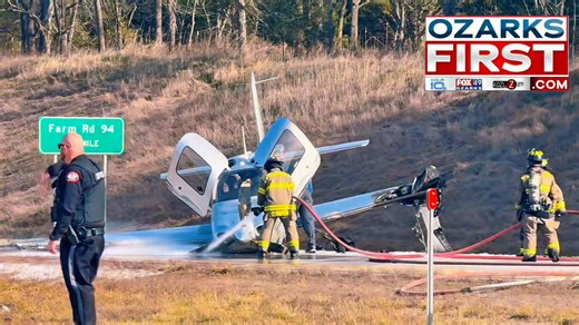 UPDATED REPORTING: A private airplane crash landed on U.S. 65 in Greene County past Valley Water Mill Road. The MSHP tells Ozarks First there were no reported injuries. The cause of the emergency landing was likely due to "engine trouble." #springfieldmo #aviation #fyp | Ozarks First