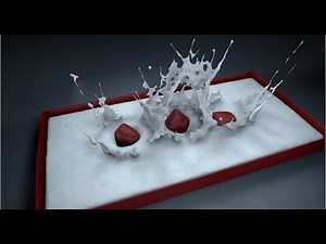 Real Flow Splash Animation using Cinema 4D Tutorial