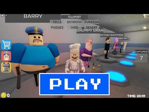 PLAYING As All NEW Barry MORPHS AND USING ALL POWERS - [NEW] BARRY'S PRISON RUN (OBBY)