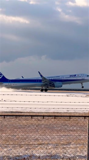 【ANA】Airbus A321（JA113A）山口宇部空港離陸