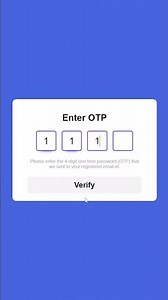 OTP Input field | Shorts