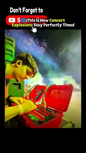The Person Controlling Fire at Concerts 🤯🔥