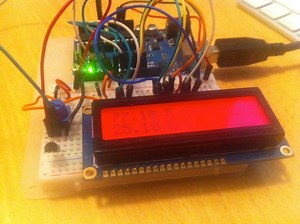 Ambient temperature display