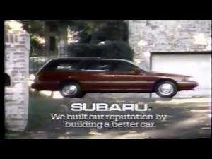 1990 Subaru Legacy Commercial