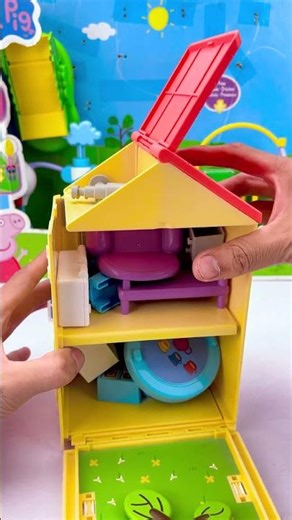 ASMR Unboxing Peppa Pig Family House Playset❤️#shorts #review #peppapig
