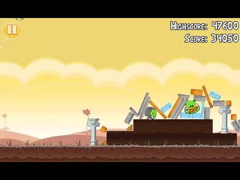 Official Angry Birds 3 Star Walkthrough Theme 3 Levels 11-15