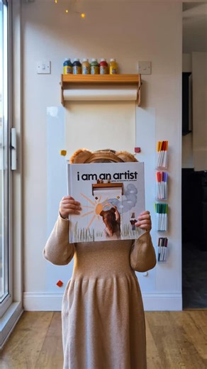 @thebearhome on Instagram: ""I am an artist" is now available at www.thebearhome.co.uk or follow the link in my bio. Purchases made this weekend will include a copy signed by my daughter and myself, along with a free A4 art print. ☁️ Based on my daughter, the most inspiring person I know 🥹 I'm so proud of this book, and I hope you love it too. As always, thank you for the love 🫶🏼 • • 🎨 All painting wall items are linked in my bio and 'painting wall' highlight. #childrenspicturebook #children