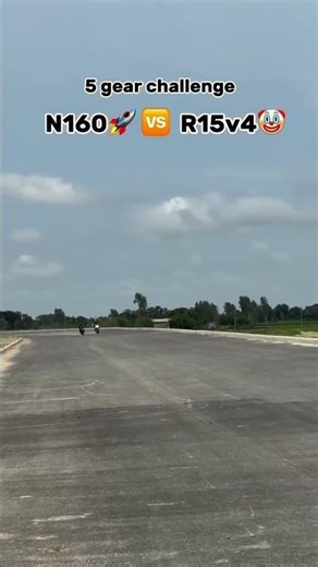 Yamaha R15 V4 vs Yamaha N160 | Epic Drag Race Battle 🚀🔥 #bikeaddict