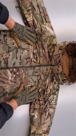 Tactical Winter Jacket: UATAC Multicam Climashield Apex