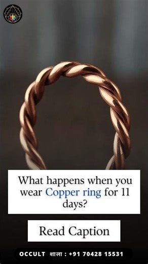 “Wear a Copper Ring for 11 Days… What Changes First—Your Energy or Your Luck?”