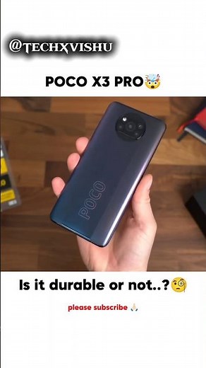 Poco X3 Pro 🤯 is it durable?🤔 #pocox3pro #poco #tech #smartphone #shortsfeed #midrangephone #shorts