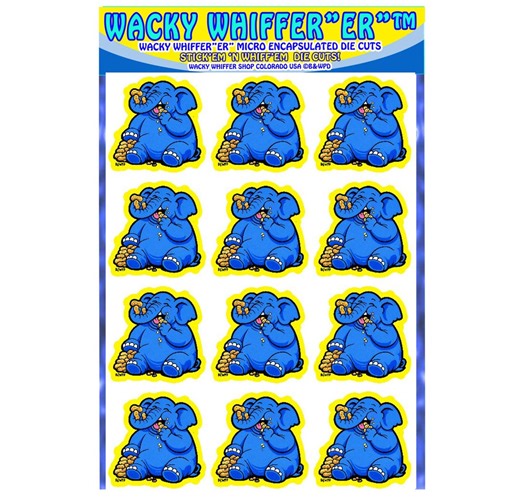ELEPHANT Scratch and Sniff Stickers. Long Lasting Peanut Fragrance. Wacky Whiffers. - Etsy