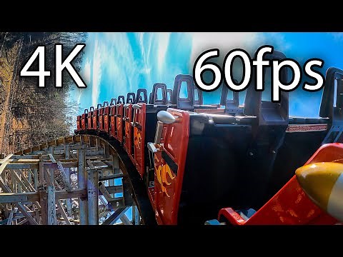 Lightning Rod back seat on-ride 4K POV @60fps Dollywood