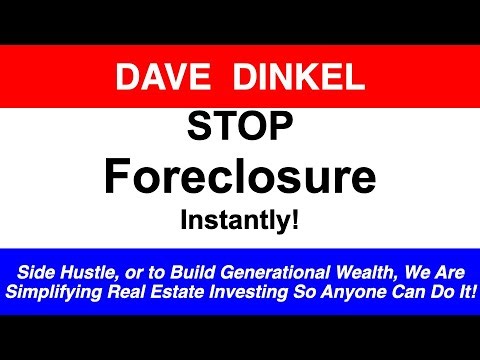 How to Stop Foreclosure Instantly!
