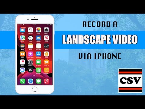 How to RECORD a Video (Landscape Mode) Using Your iPhone | New