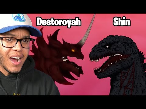 Reacting to DESTOROYAH vs SHIN GODZILLA