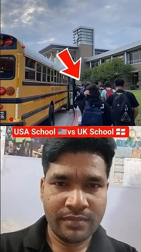 USA vs UK School 😲 You’ll be shocked by the difference! 🎓🔥 #USASchool #UKSchool #Education #Shorts
