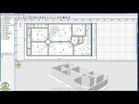 Sweet Home 3D شرح عمل اي خارطة ثري دي بسهولة بواسطة برامج